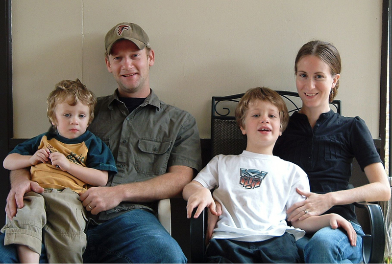 Jesse, Larry, Evin and Emily Clements