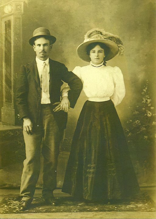 John Riley Burch and Beadie Burch Giddens